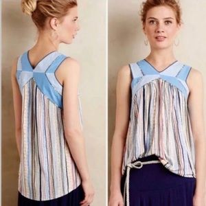 Anthropologie sleeveless top